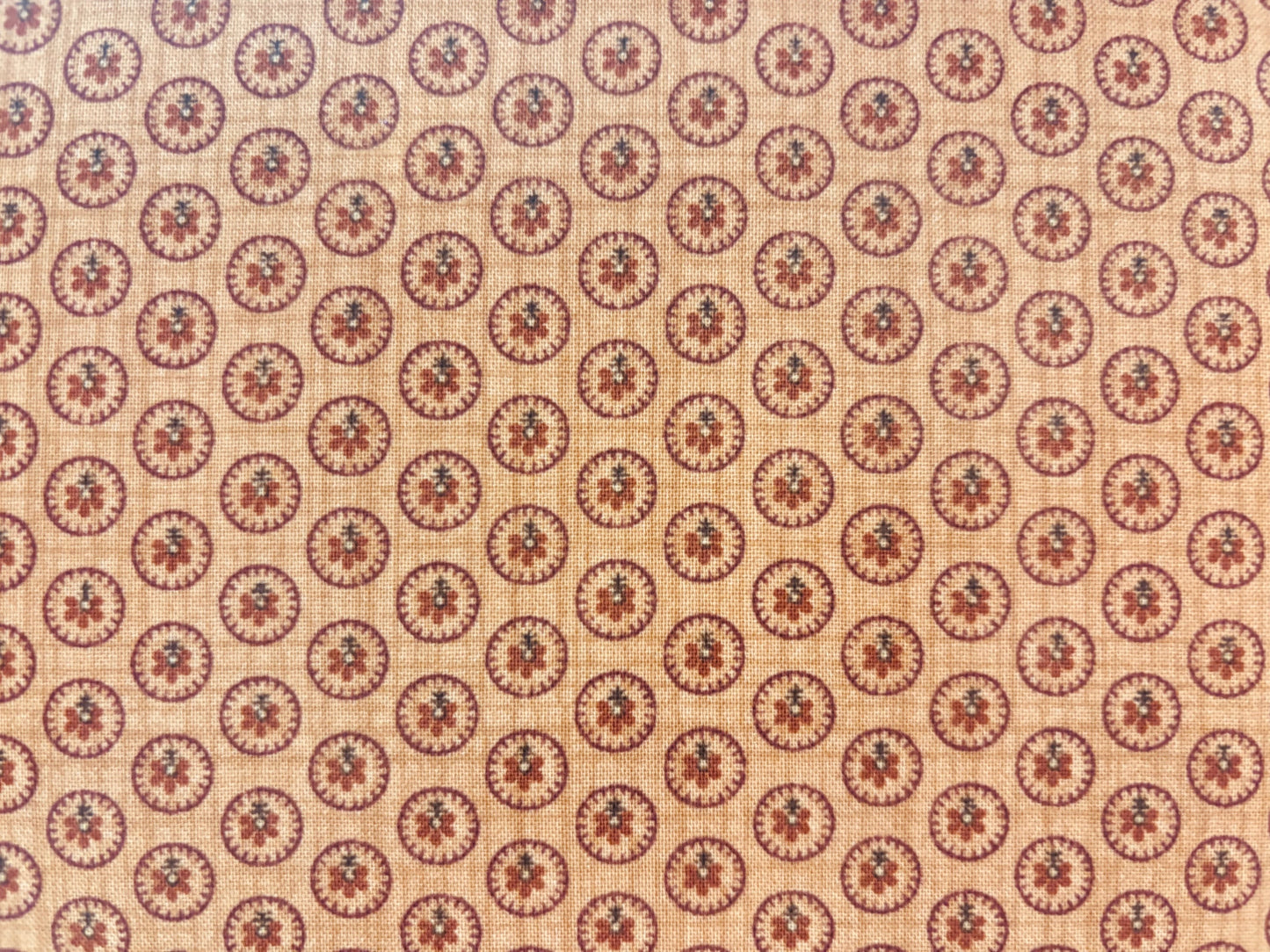 HELLO FALL BY HANNA WEST fondo naranja y flores en circulo