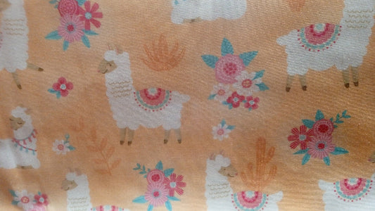 LLAMA AND COMPANY MICHAEL MILLER  llamas fondo naranja