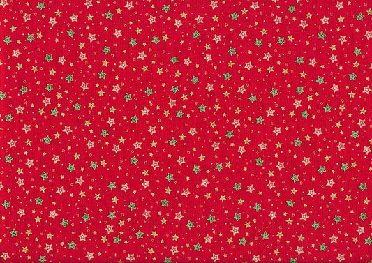 JOLLY, MAKOWER,  ESTRELLAS COLORES FONDO ROJO