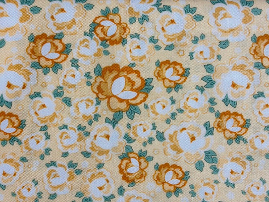 ROSY CHEEKS, FLORES NARANJA CON FONDO NARANJA