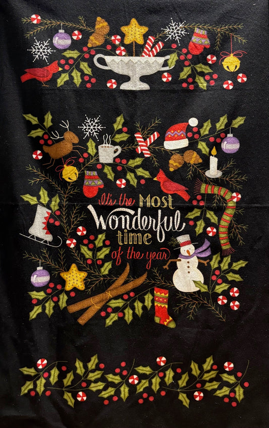PANEL FRANELA COLECCION MOST WONDERFUL TIME