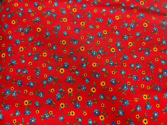 COLECCION FLORAL fondo rojo y flores