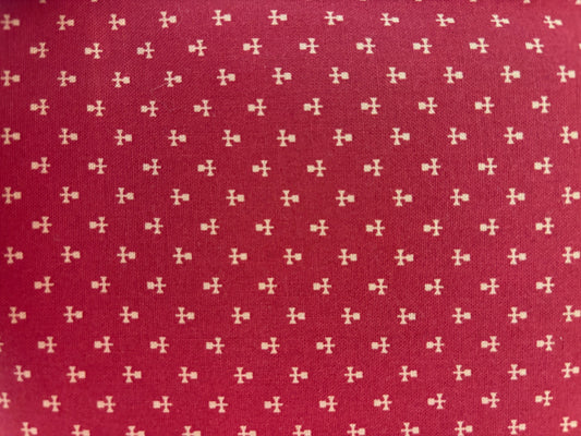 REPRO REDS fondo granate flor pequeña