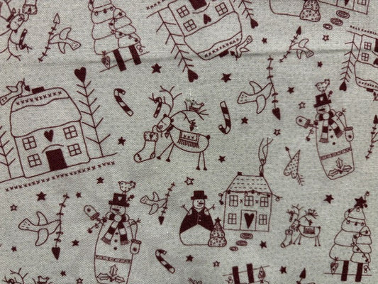 LET PEACE AND JOY FILL YOUR HOME muñeco de nieve y casas