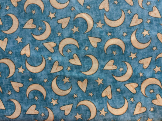 BETHANY BERNDT corazon luna y estrellas azul