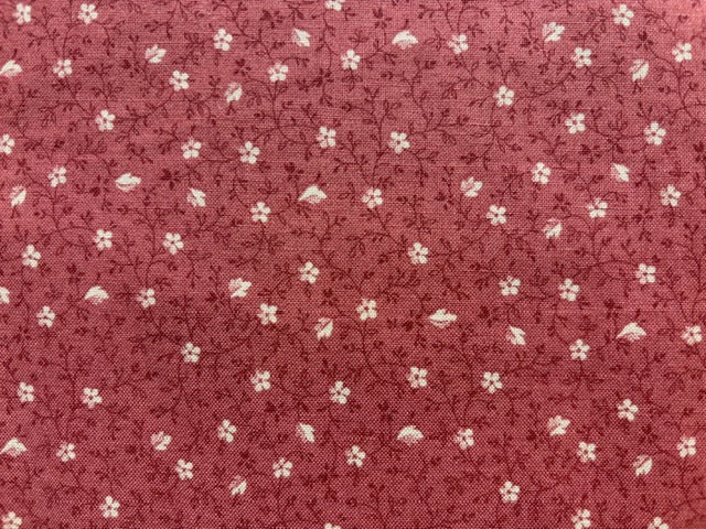 FARMERS DAUGHTER, MARCUSFABRICS fondo granate flores