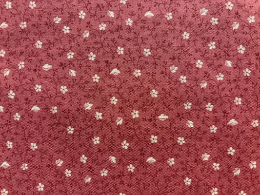 FARMERS DAUGHTER, MARCUSFABRICS fondo granate flores