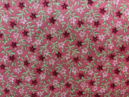 QUILTIN TREASURE flores rosa