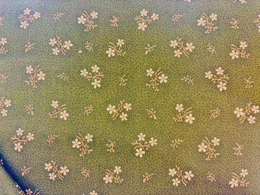 COUNTRY MEADOW BY PAM BUDA fondo verde con flores
