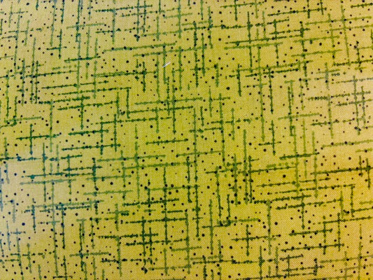 QUILTING TREASURES fondo verde con rayas