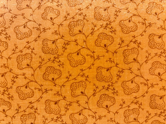 HOJAS CON FONDO NARANJA