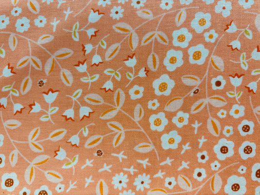 LES AMIS BY PATTY SLONIGER fondo naranja flores