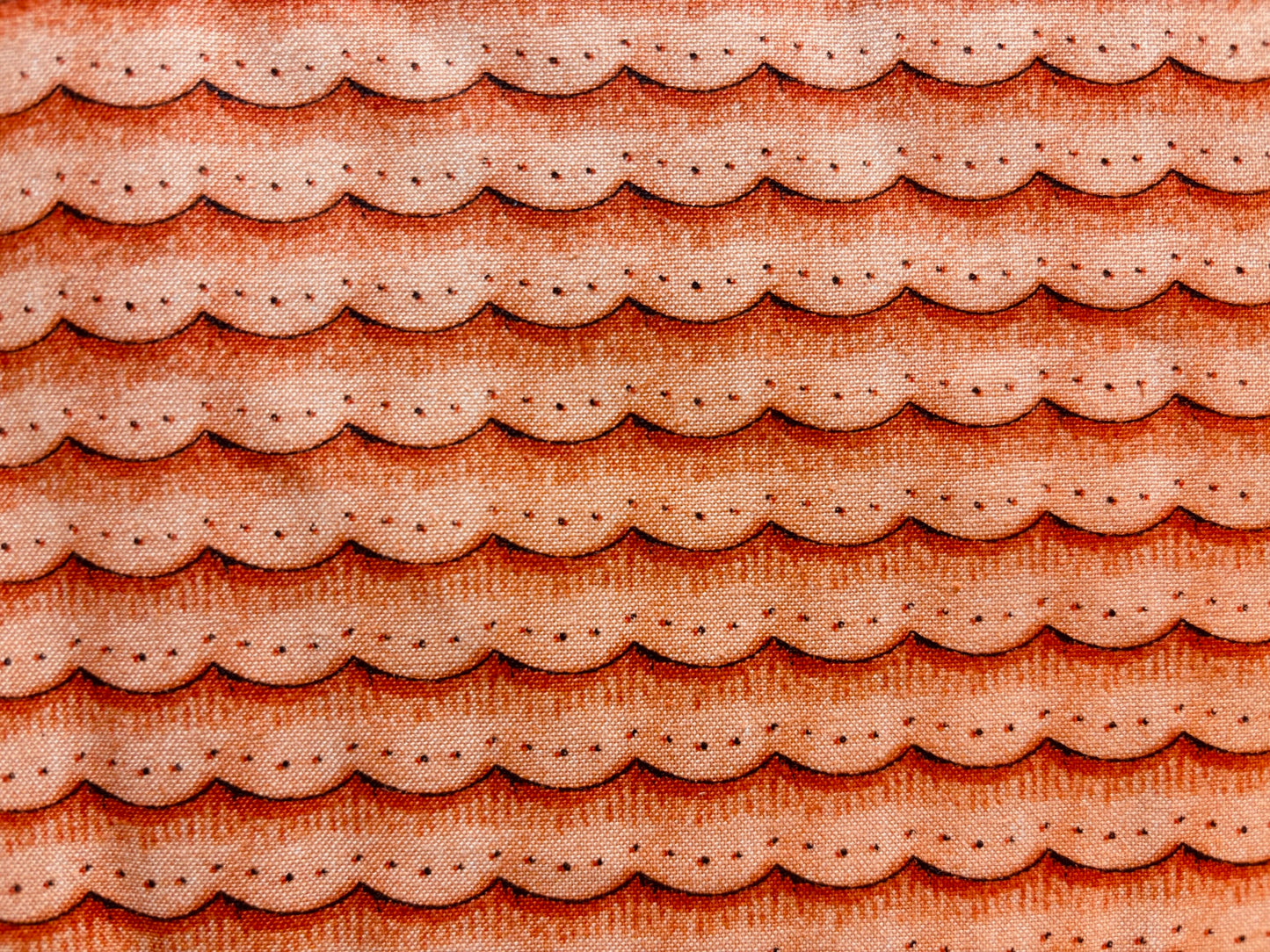 HANDMAIDS , QUILTING TREASURES  dibujo ondas naranja