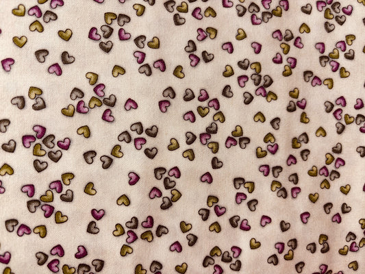 SANTORO fondo crudo corazones colores