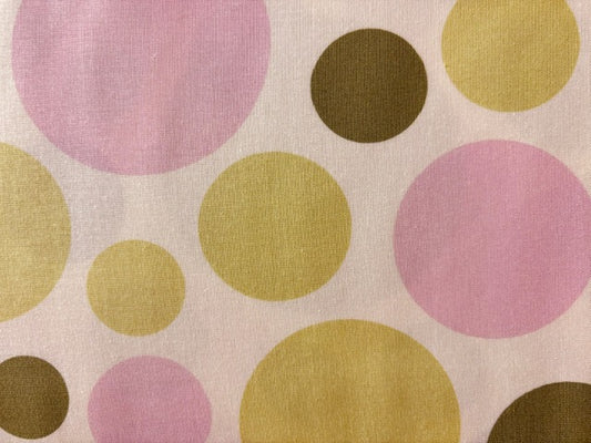 NICEY JANE  circulos rosa , marron y verde
