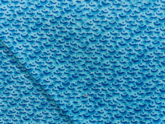 CHRISTINE GRAF 2015, QUILTING TREASURES  ondas tonos azul