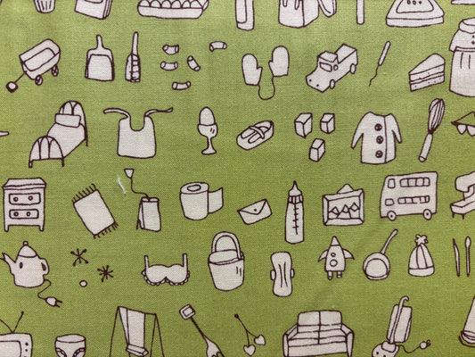 A DAY IN THE LIFE, ROBERT KAUFMAN  fondo verde dibujos hogar