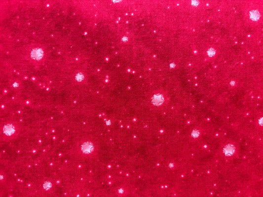 STACEY YACULA, QUILTING TREASURES  fondo rojo/granate  y estrellas
