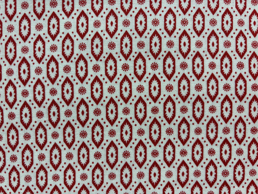 QUILTERS BASIC BY LECIEN  fondo blanco dibujo granate