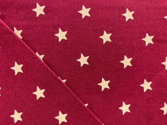 FONDO GRANATE Y ESTRELLAS AMARILLAS