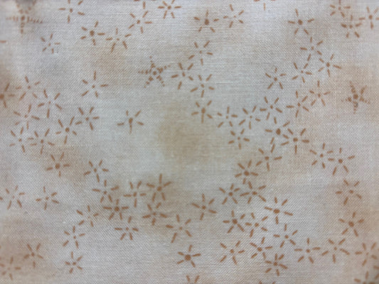 TIME TO STITCH BY JACQUELINE PATON  fondo crudo estrellas color arena