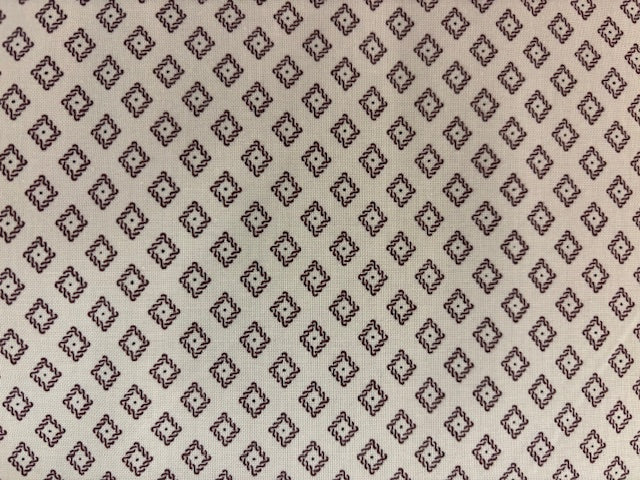 RUBY  fondo crudo con dibujo rombo marron
