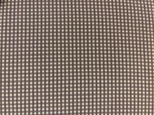 STOF QUILTERS  cuadro vichy pequeño marron