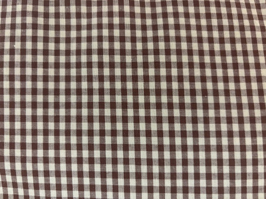 CUADRO VICHY PEQUEÑO COLOR MARRON