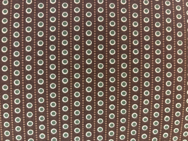 FONDO MARRON OSCURO CON DIBUJO DE CIRCULOS VERDE