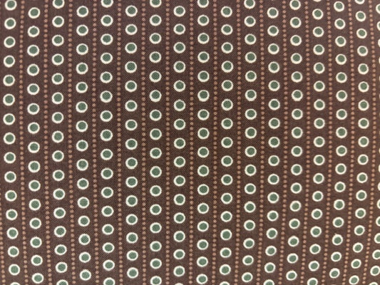 FONDO MARRON OSCURO CON DIBUJO DE CIRCULOS VERDE
