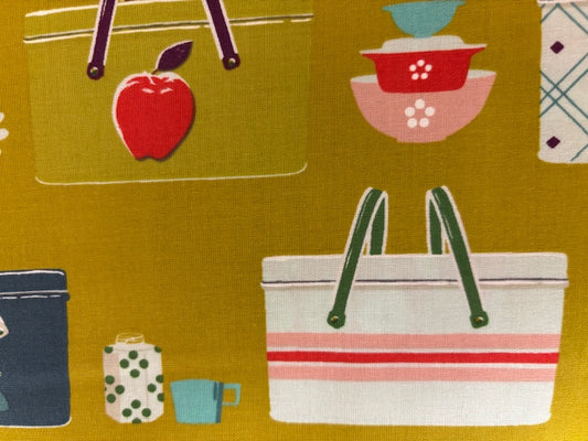 COTTON STEEL cestas merienda y cocina