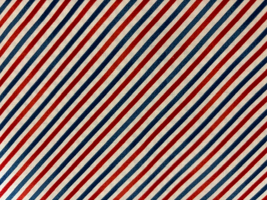 BLANKQUILTING  rayas rojo y azul