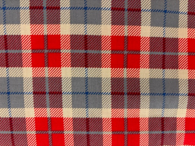 DAD PLAID   cuadro granate y azul