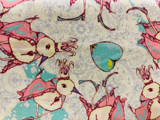 FEATHER FLOCK , PAJAROS ROSA Y AZUL