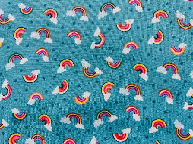 DAYDREAM RAINBOWS , FONDO AZUL ARCOIRIS