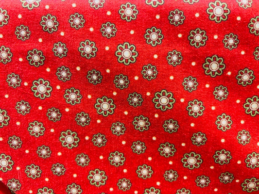 ANGELA ANDERSON, FONDO ROJO FLOR
