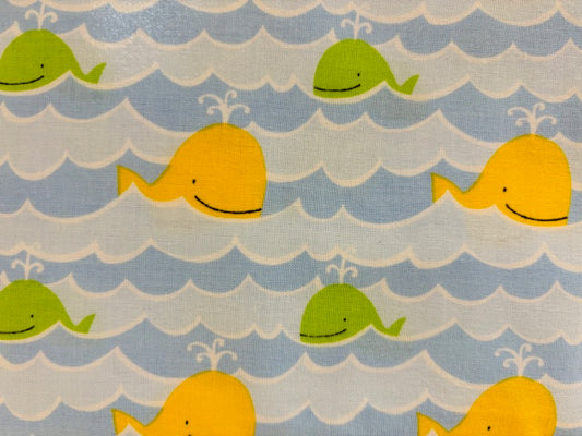 INFANTIL, BALLENAS VERDE Y AMARILLO