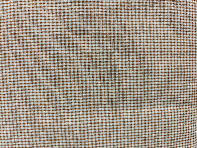 VICHY SEERSUCKER, CUADRO MARRON PEQUEÑO