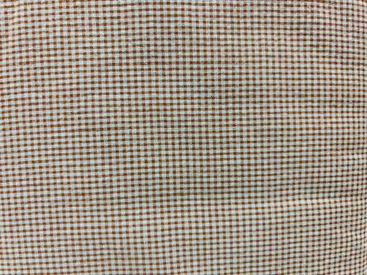 VICHY SEERSUCKER, CUADRO MARRON PEQUEÑO